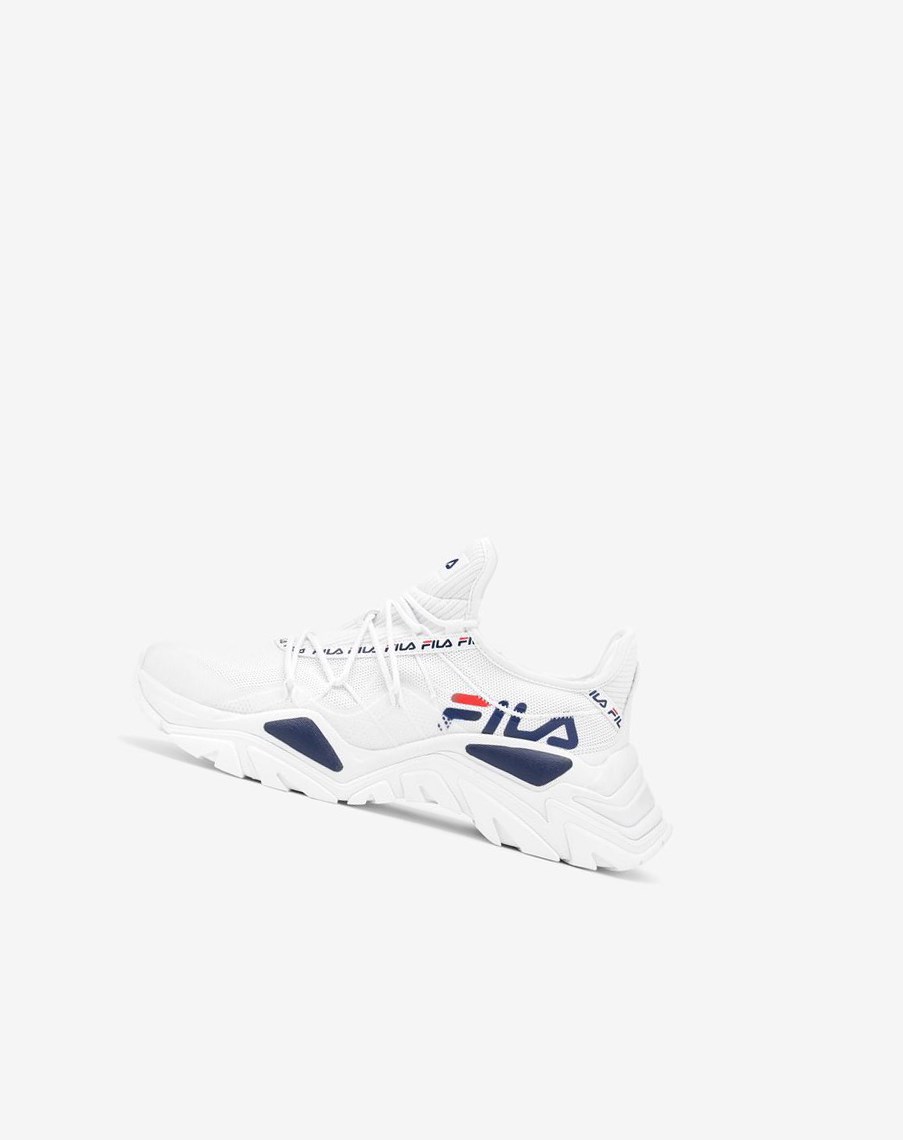 Fila Relectrove Premium Sneakers Białe Granatowe Czerwone | JAQIU-5640