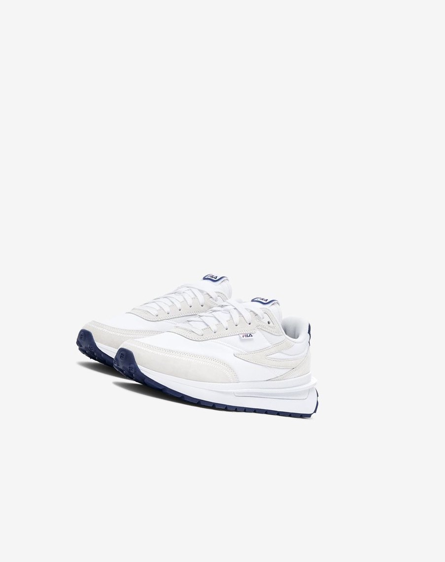 Fila Renno Sneakers Białe Granatowe Czerwone | IQRYP-4928