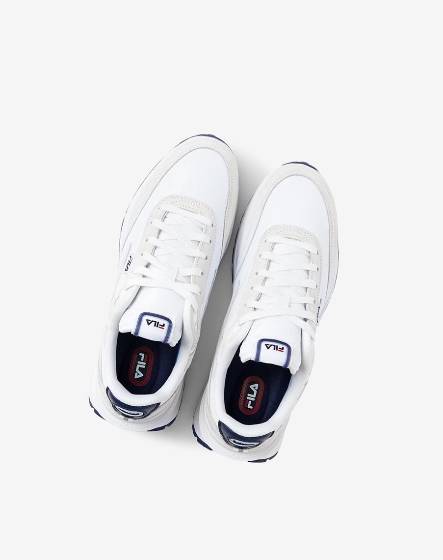 Fila Renno Sneakers Białe Granatowe Czerwone | IQRYP-4928