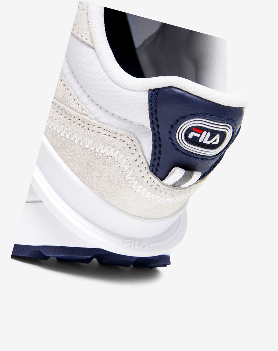 Fila Renno Sneakers Białe Granatowe Czerwone | IQRYP-4928