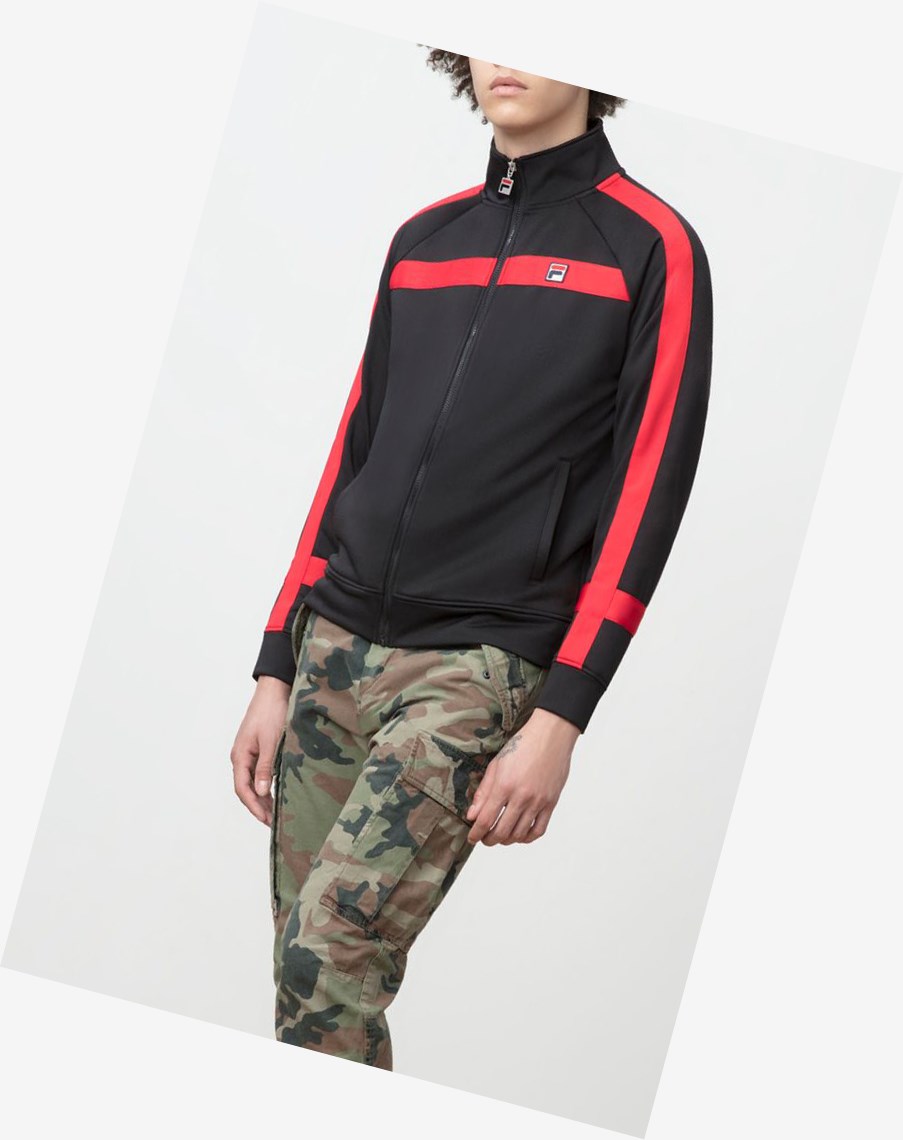 Fila Renzo Jacket Blk/Cred | MQFYO-7089