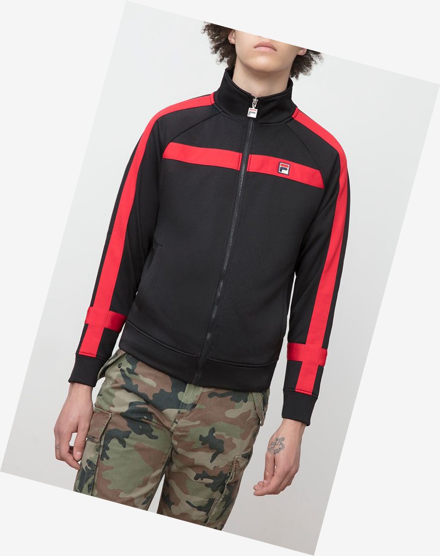 Fila Renzo Jacket Blk/Cred | MQFYO-7089