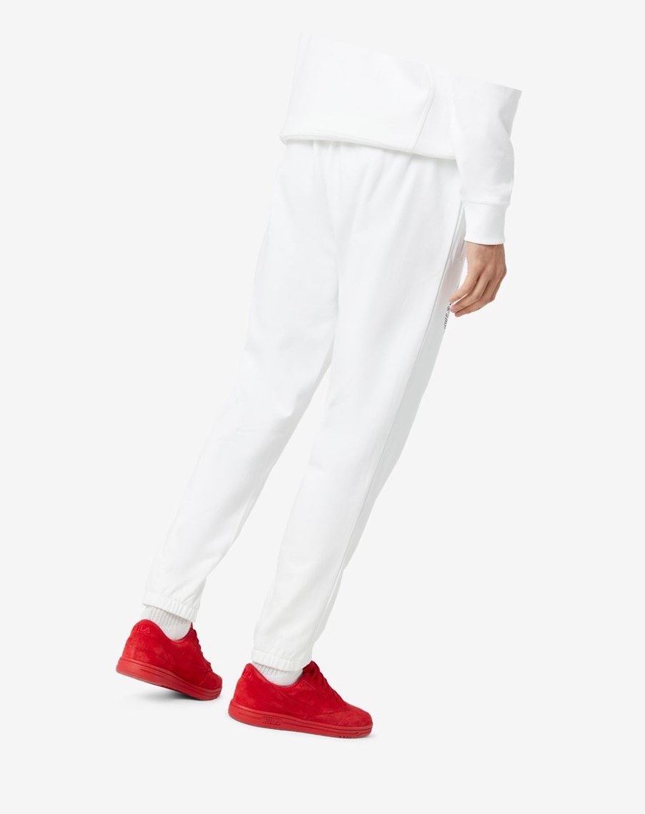 Fila Rhys Jogger Białe | BIRKQ-5786