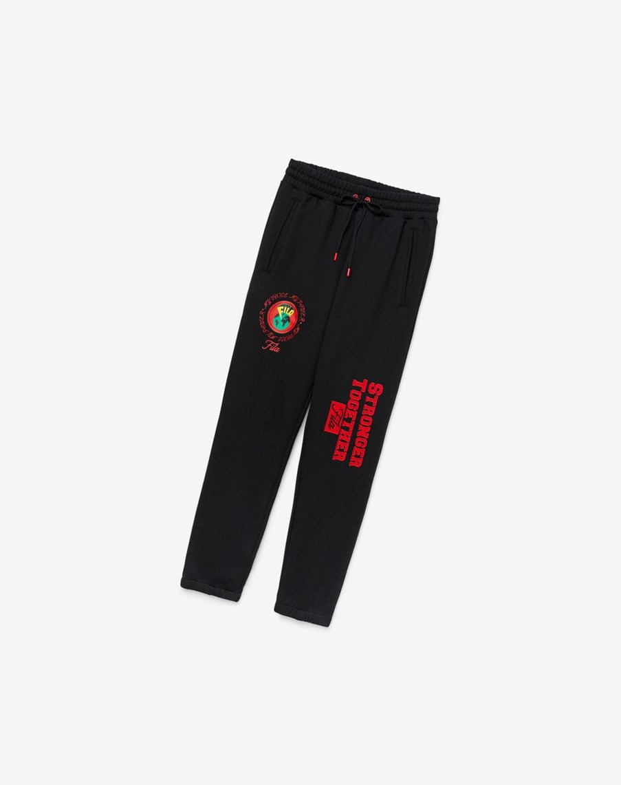 Fila Rhys Jogger Czarne | CZVTG-1234