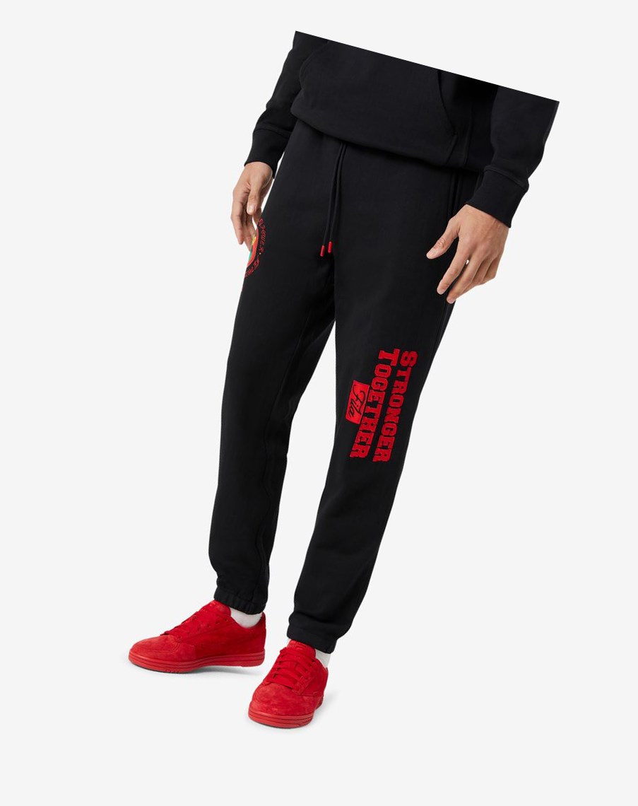 Fila Rhys Jogger Czarne | JSGXM-5187