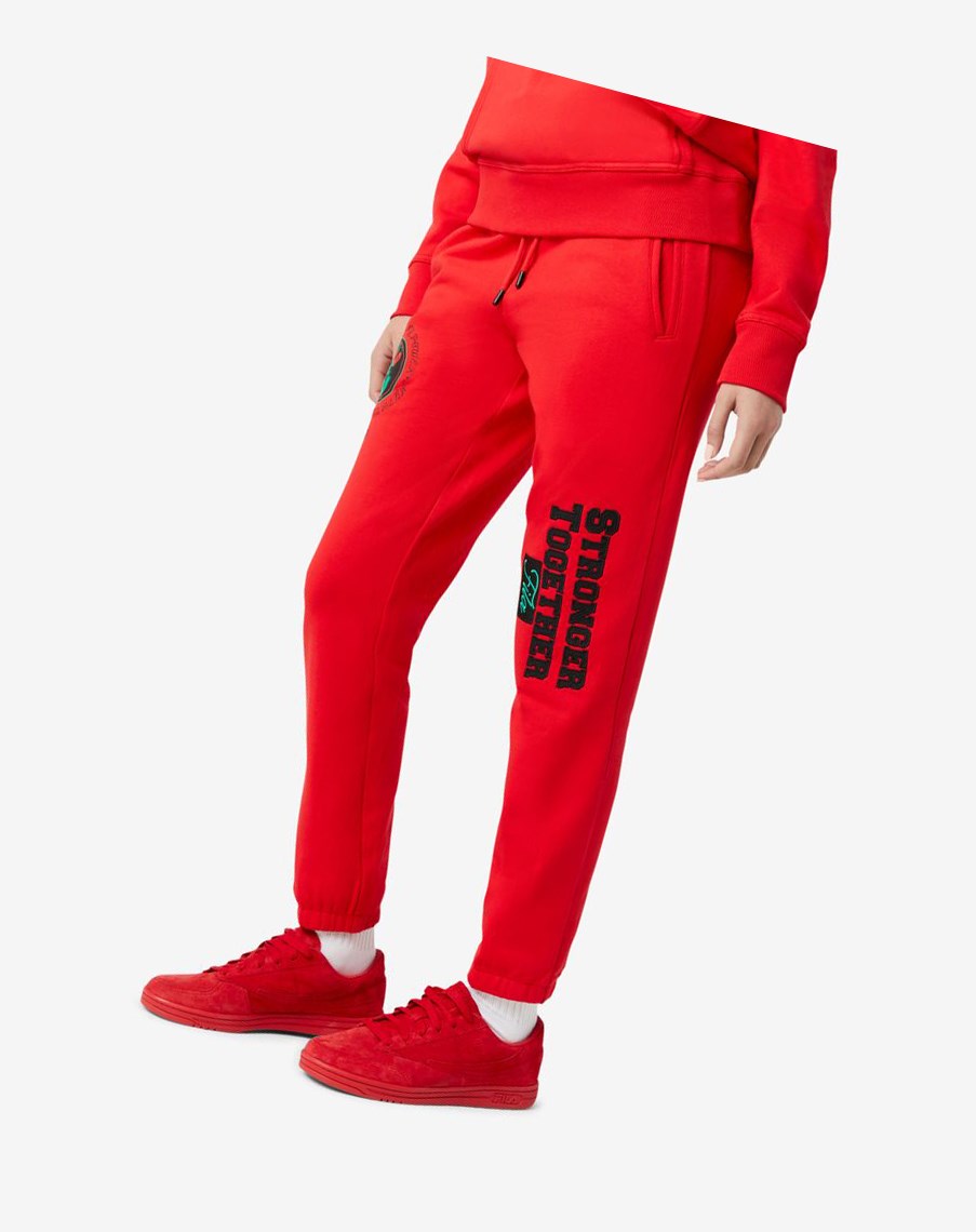 Fila Rhys Jogger Czerwone | FGYPR-5193