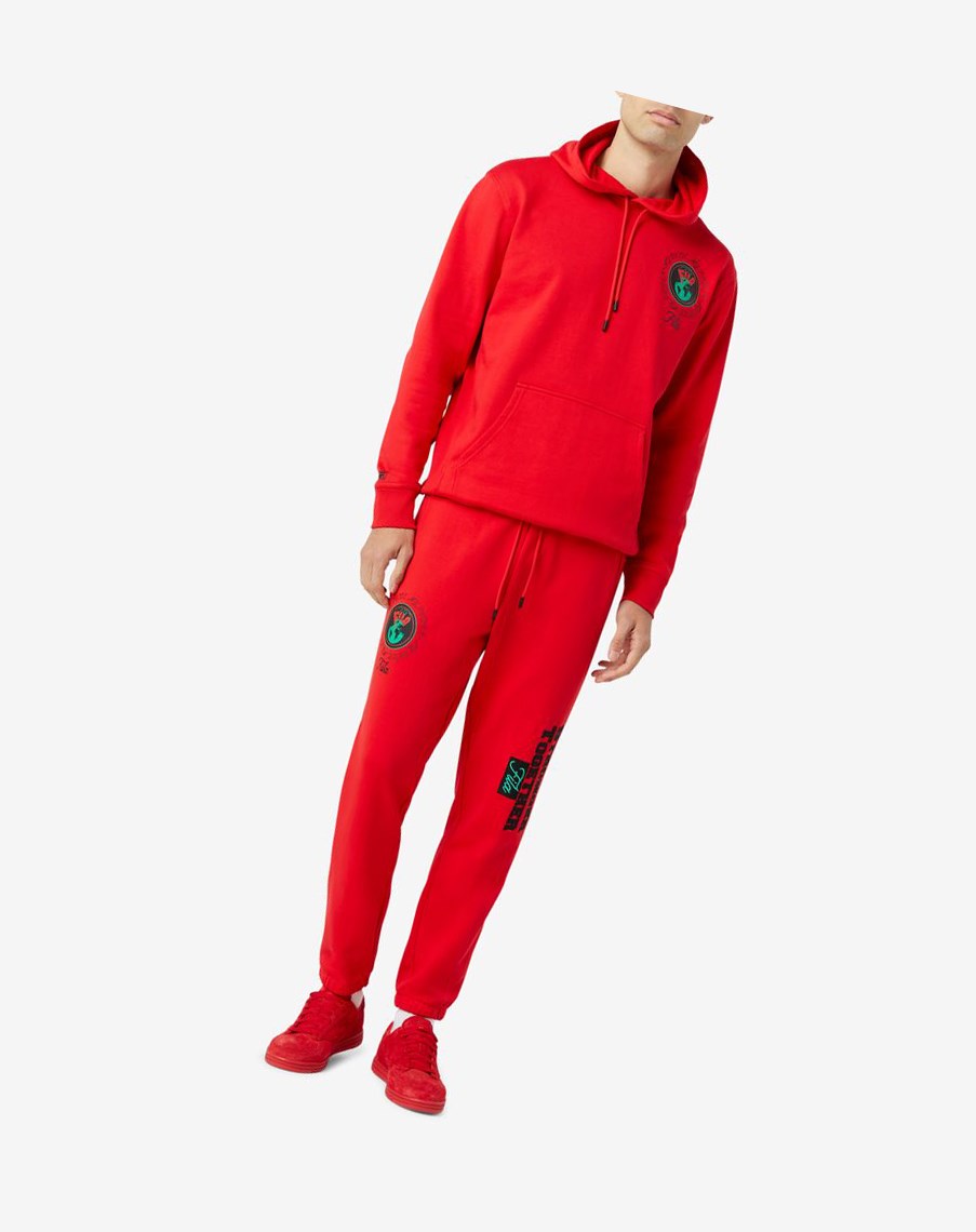 Fila Rhys Jogger Czerwone | SEULT-3170