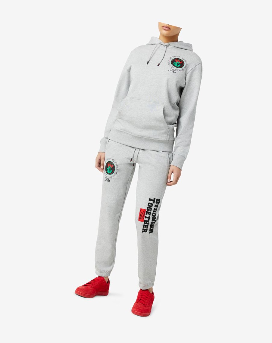 Fila Rhys Jogger Szare | FIDZW-9856