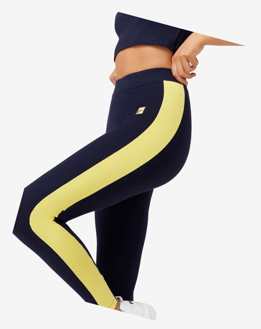 Fila Riviera Legging Oliwkowe | CILEK-0349