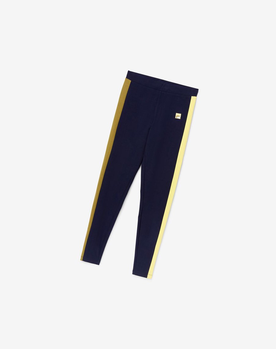 Fila Riviera Legging Oliwkowe | CILEK-0349