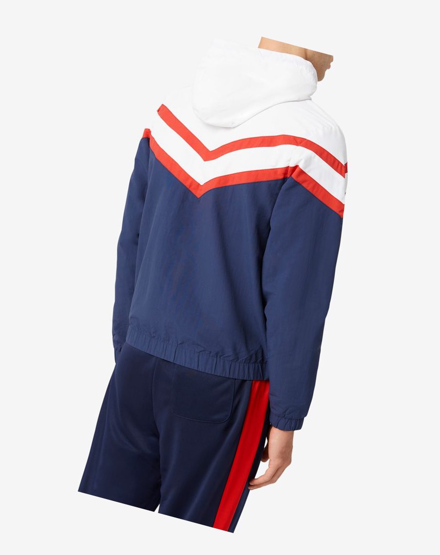 Fila Rugger Lekkie Jacket 410 Peacoat | SVJPR-3406