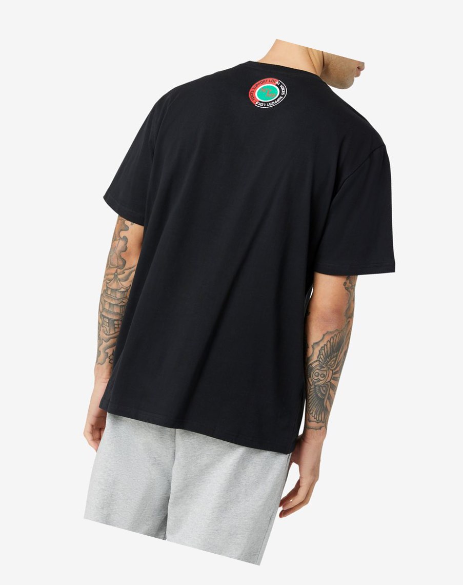 Fila Ryland Tee Czarne | UIJRL-7185