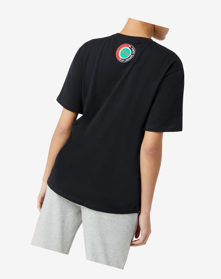 Fila Ryland Tee Czarne | XEJQK-0645