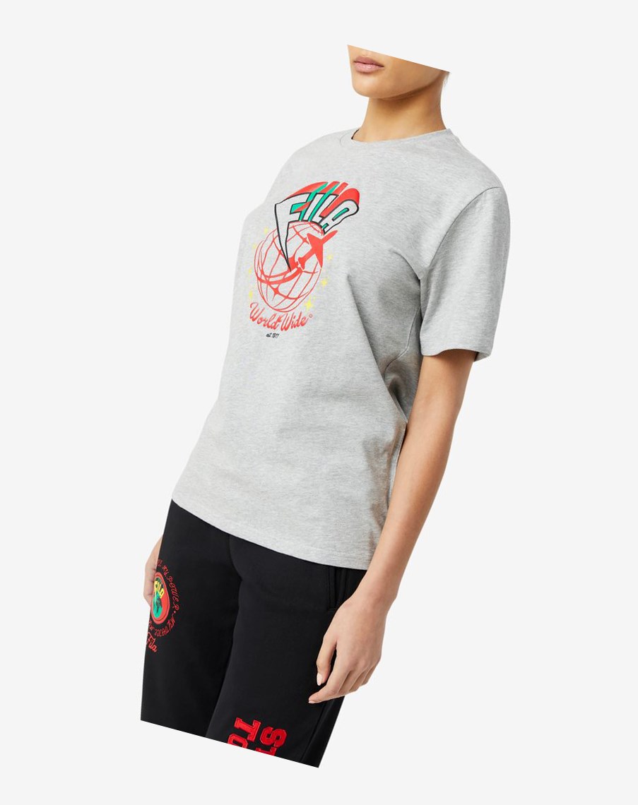 Fila Ryland Tee Szare | GPFHV-5412