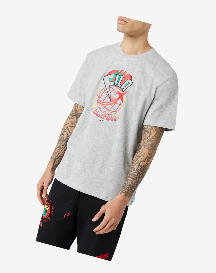 Fila Ryland Tee Szare | GPFHV-5412