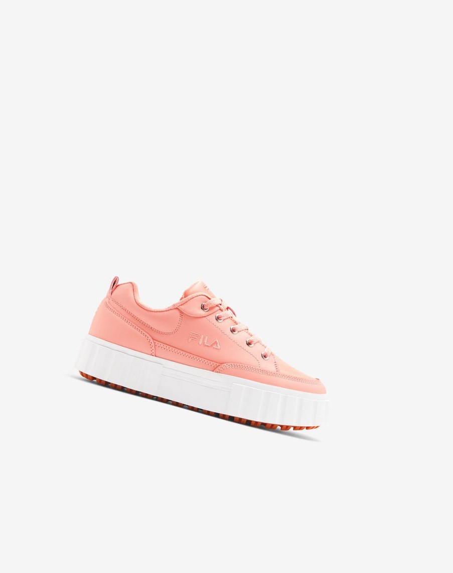 Fila Sandblast Low Sneakers Morelowe Białe | DXNQF-0784