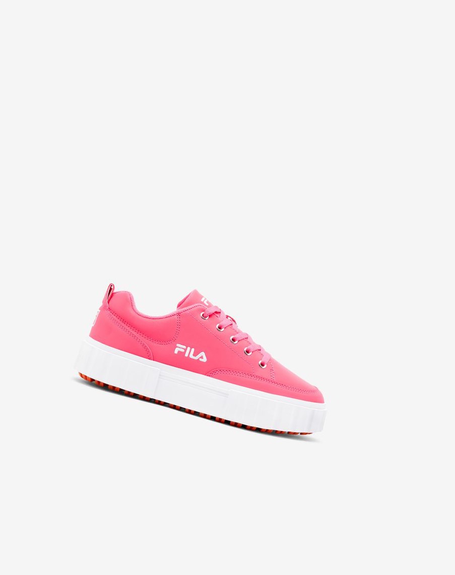 Fila Sandblast Low Sneakers Pglo/Pglo/Wht | OGYSZ-9806