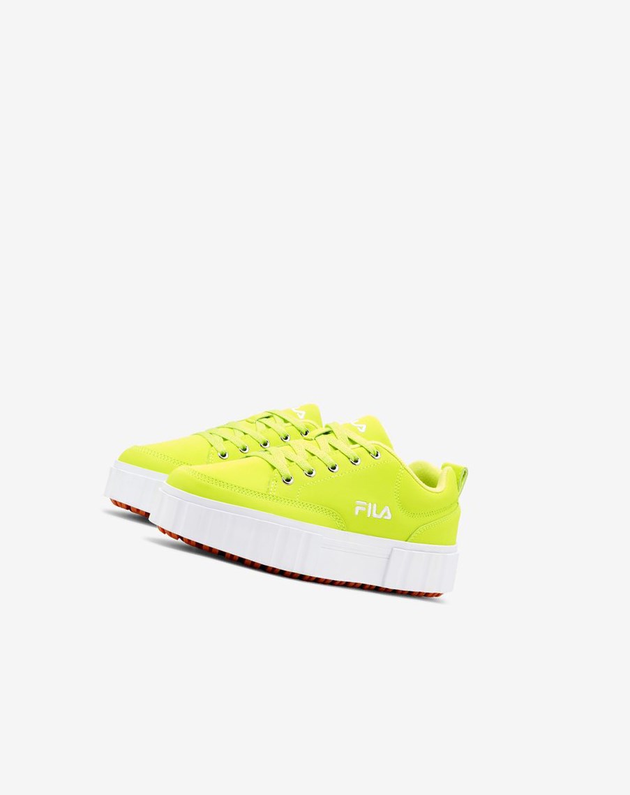 Fila Sandblast Low Sneakers Sfty/Sfty/Wht | HSDCI-3185