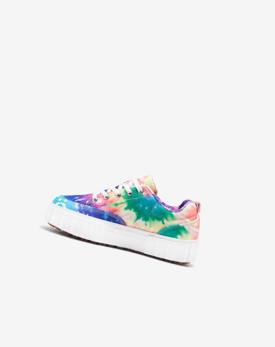 Fila Sandblast Low Tie Dye Sneakers Mult/Wht/Wht | EVYUH-5786