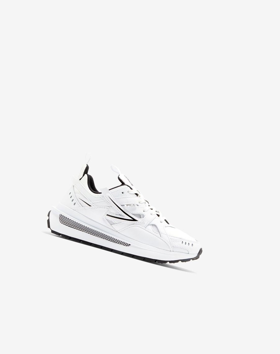 Fila Sandenal Sneakers Białe Białe Czarne | JEBCA-3270