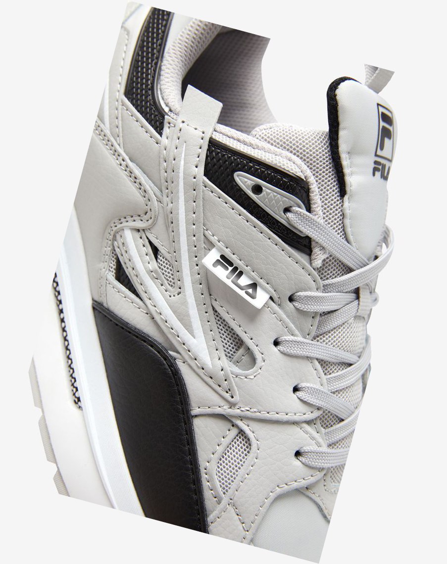 Fila Sandenal Sneakers Białe Czarne Białe | GVOUT-1549