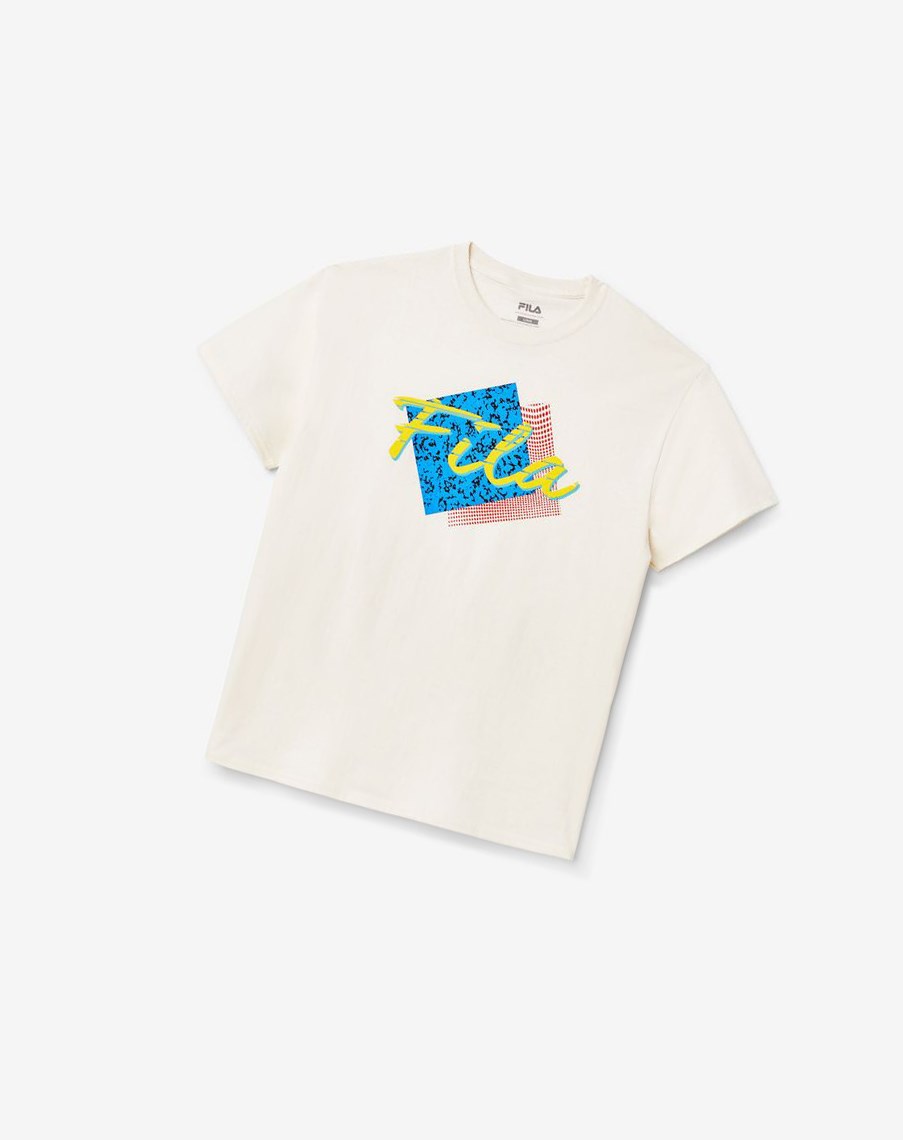 Fila Santa Monica Tee 132 Gardenia | NEZVW-3279