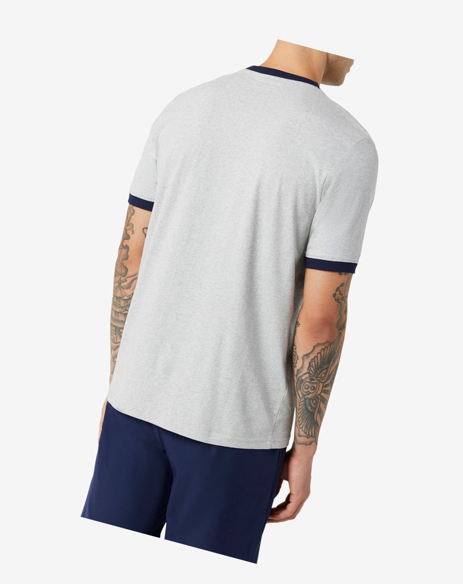 Fila Silver Tee Głęboka Szare | GNSXC-9413