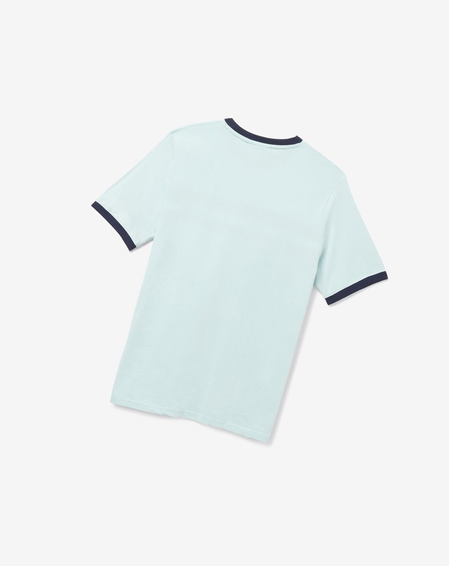 Fila Silver Tee Niebieskie Białe | HFSBT-4201