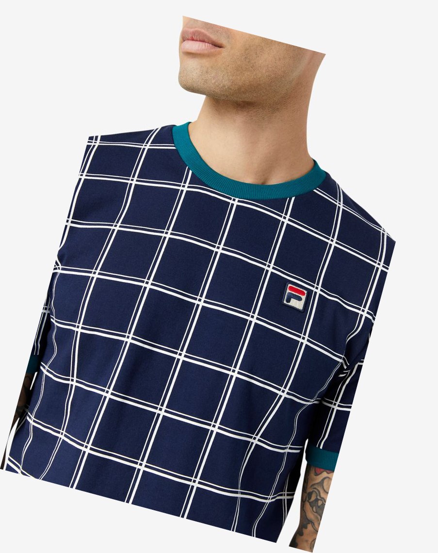 Fila Slate Ringer Tee Białe | FGTQV-2847