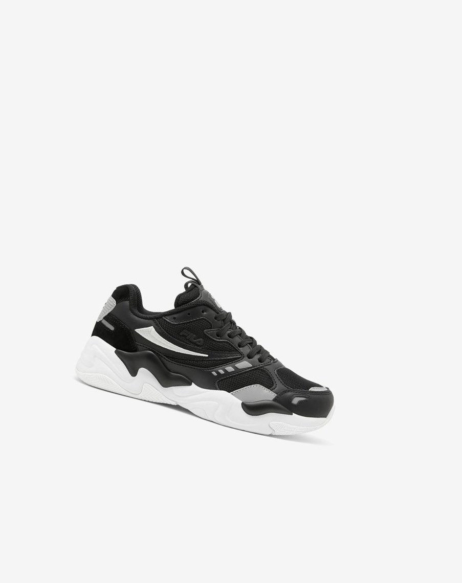 Fila Sonicburst Sneakers Czarne Białe | UWCMB-3659