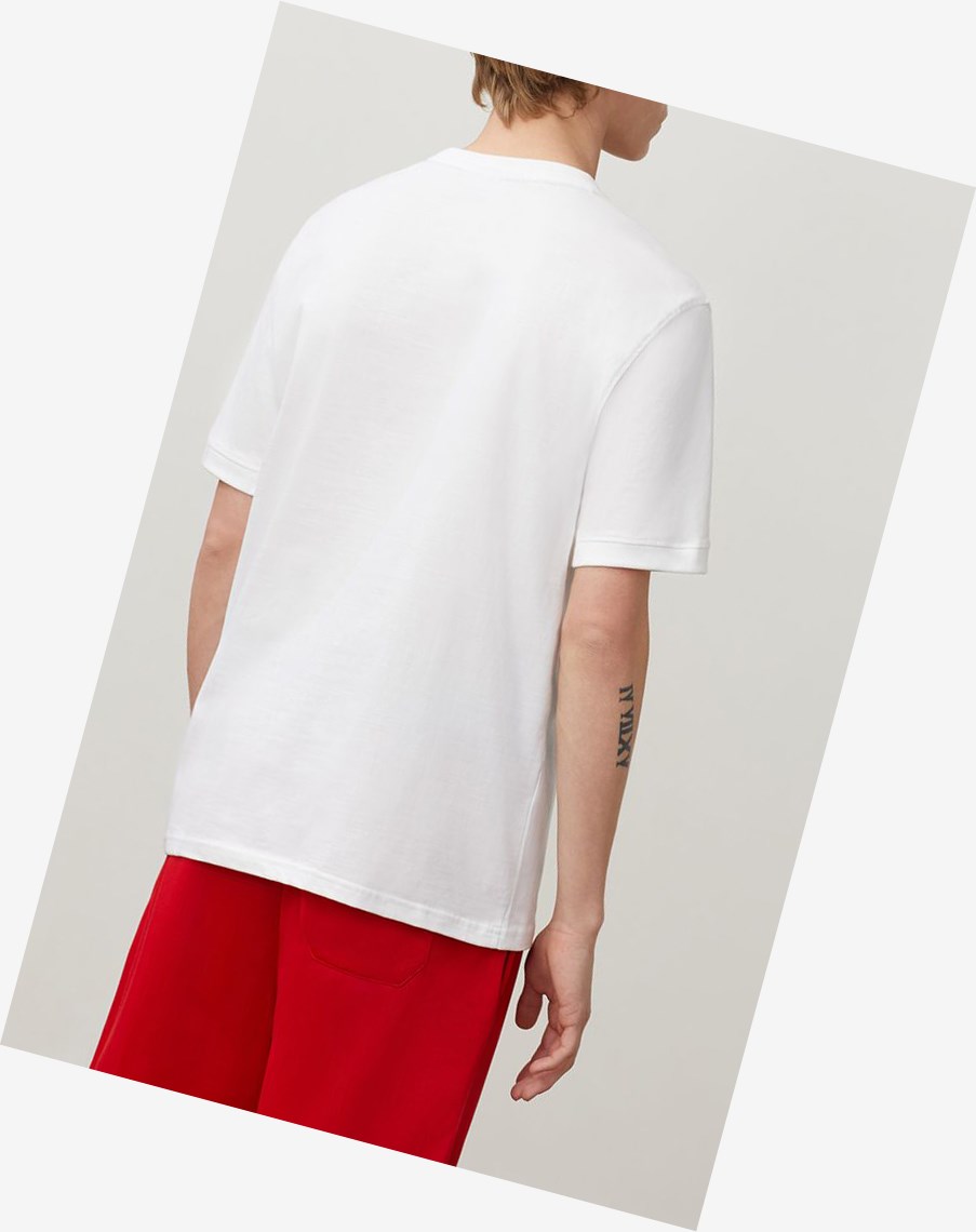 Fila Spiro Tee Białe | EQGZT-3752