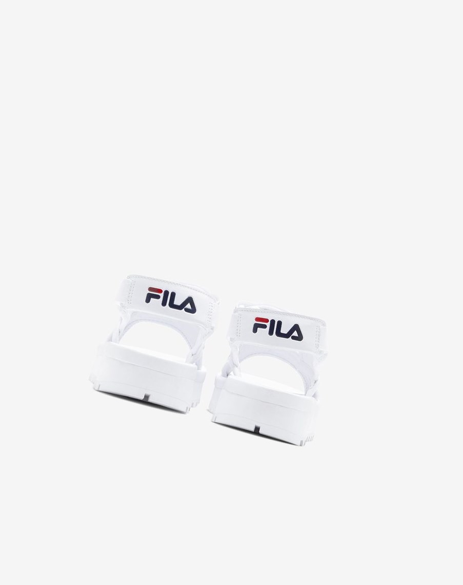 Fila Spot Eva Sandal Klapki Sandals Białe Granatowe Czerwone | ORLZE-8304