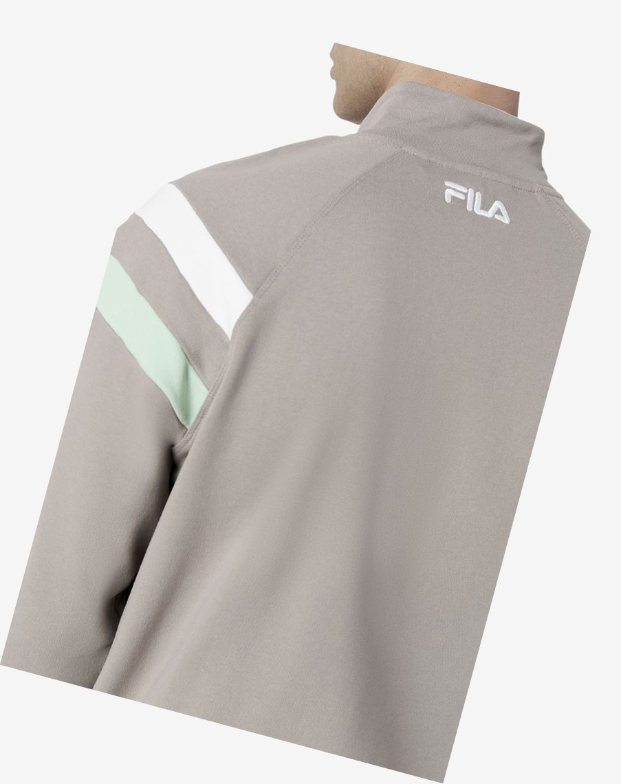 Fila Stance Track Jacket Białe | LVHUD-0865