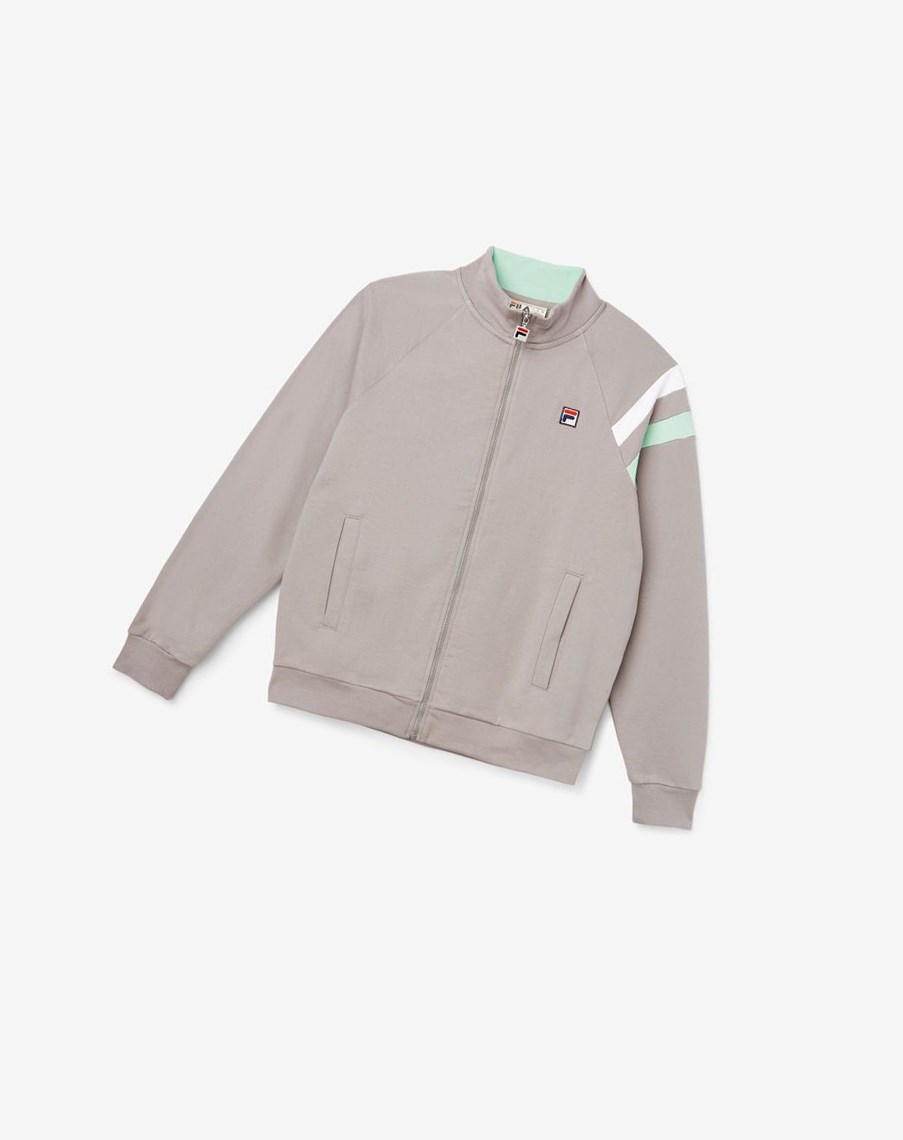 Fila Stance Track Jacket Białe | LVHUD-0865