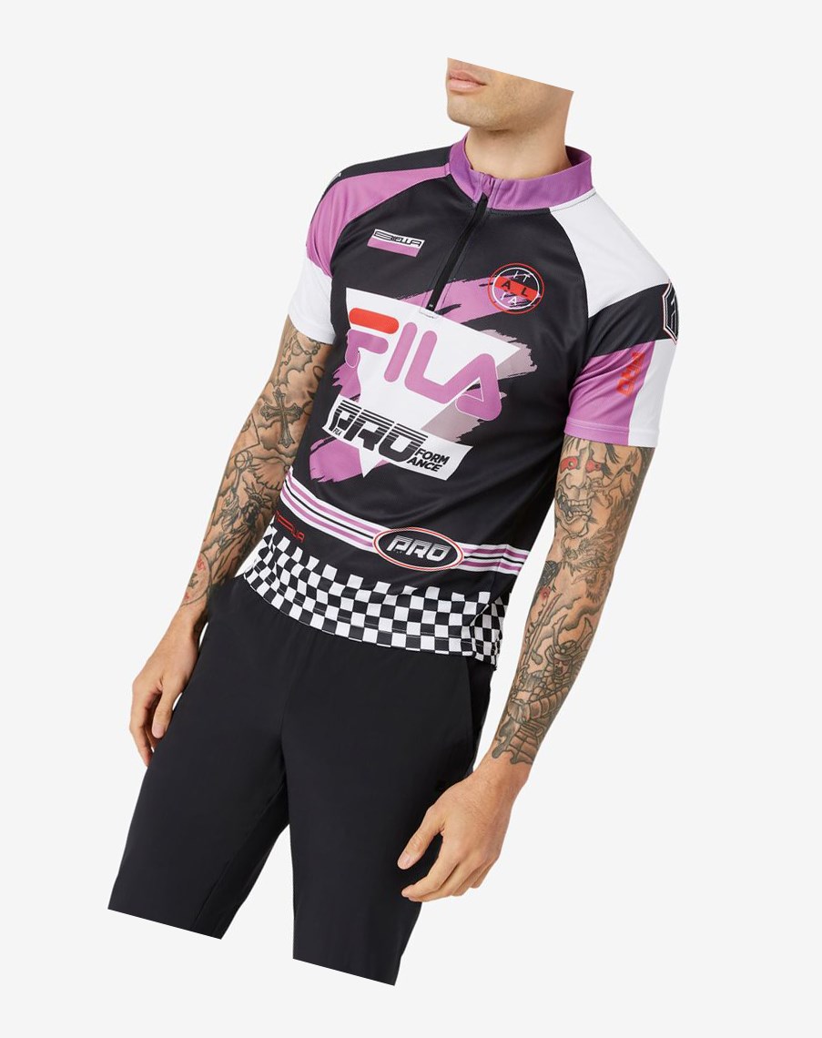 Fila Stormpride Cycling Jersey Czarne | EUHQC-1543