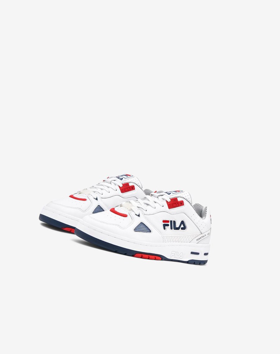 Fila Teratach 600 Sneakers Białe Granatowe Czerwone | VJUAC-1869