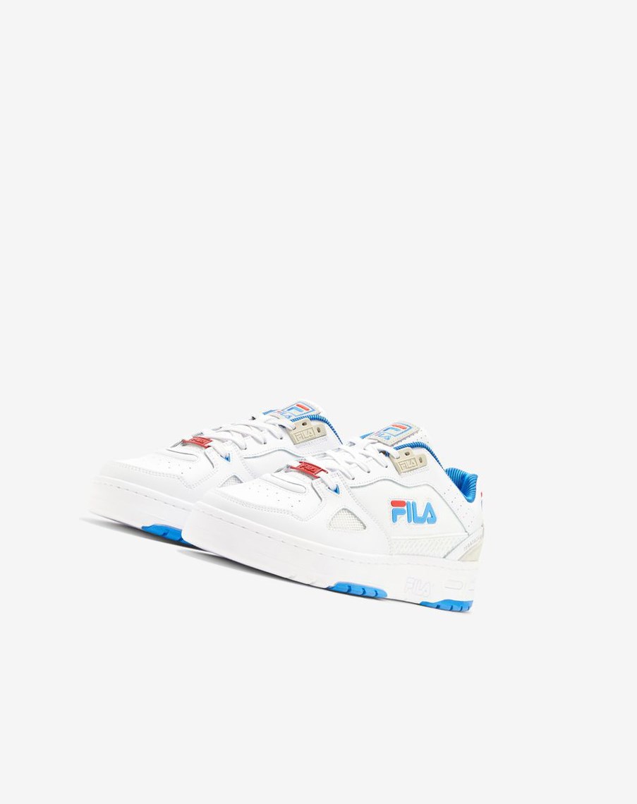 Fila Teratach 600 Sneakers Białe Niebieskie Srebrne | PMHFG-9657