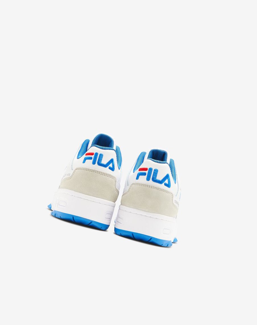 Fila Teratach 600 Sneakers Białe Niebieskie Srebrne | PMHFG-9657