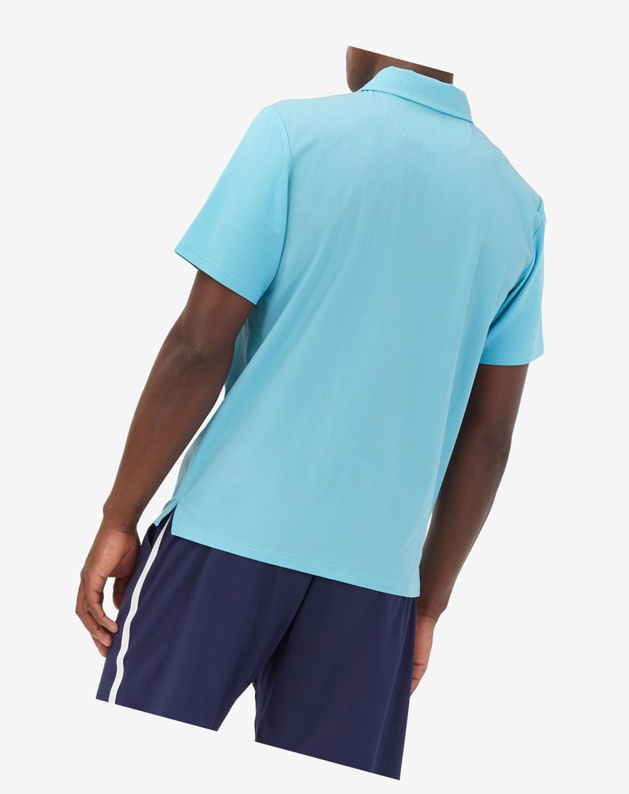 Fila Tie Breaker Polo Niebieskie Lawenda | FXCNB-6725