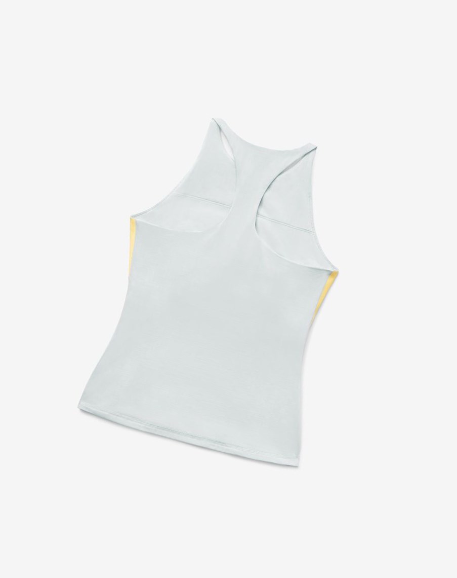 Fila Tie Breaker Racerback Tank Srebrne | DPJFR-9803