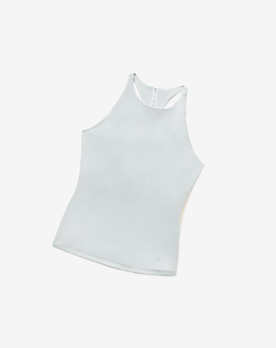 Fila Tie Breaker Racerback Tank Srebrne | DPJFR-9803