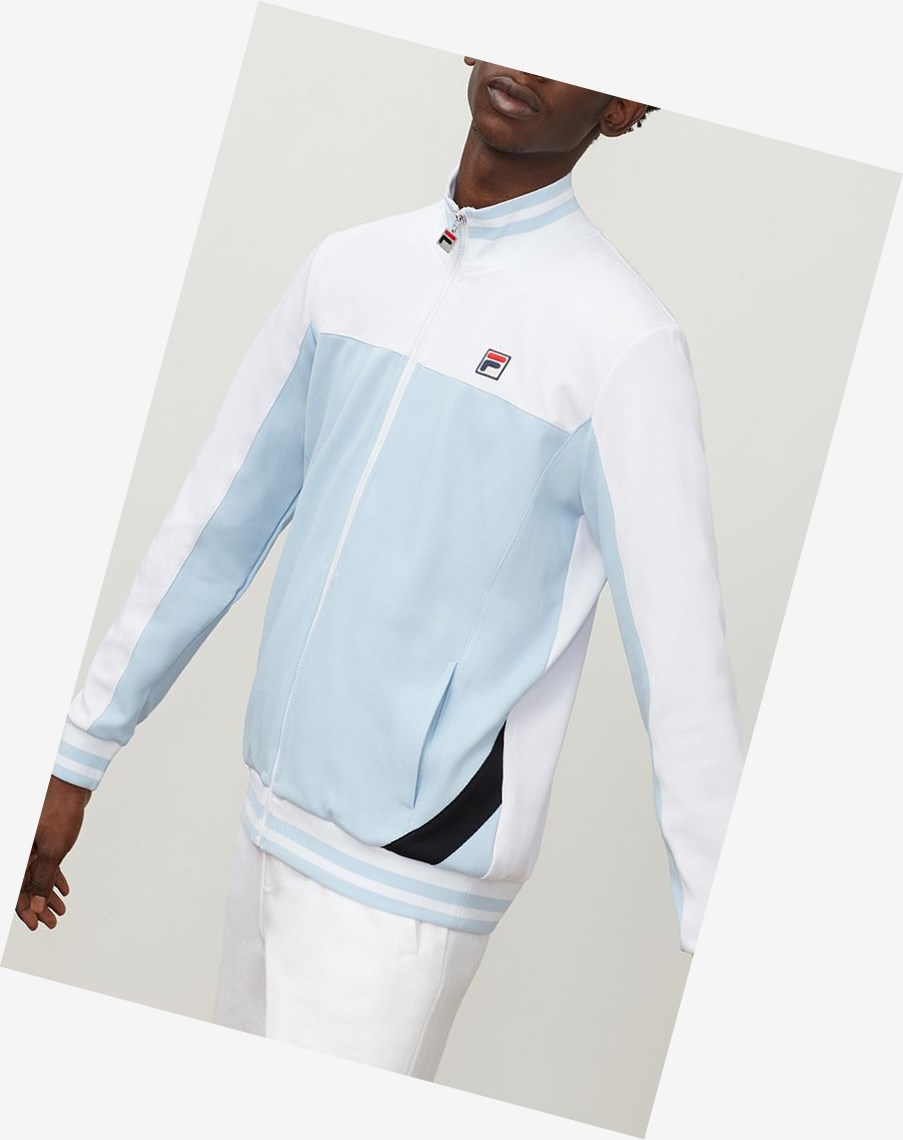 Fila Tiebreaker Track Jacket Cblu/Wht/Blk | GFBNR-5714