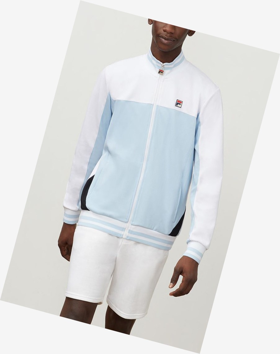 Fila Tiebreaker Track Jacket Cblu/Wht/Blk | GFBNR-5714