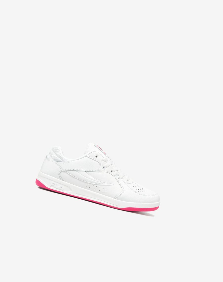 Fila Tn-83 Tenisa Shoes Białe Białe Różowe | BKGQI-6091