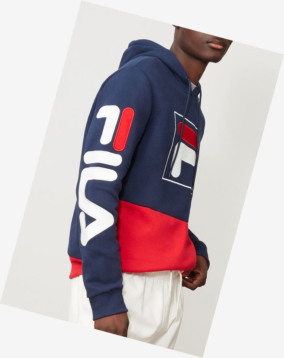 Fila Tony Hoodie Navy/Cred | OEZIV-0214