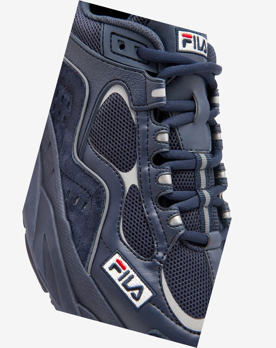 Fila Trigate Plus Sneakers Granatowe | JTOEY-1367