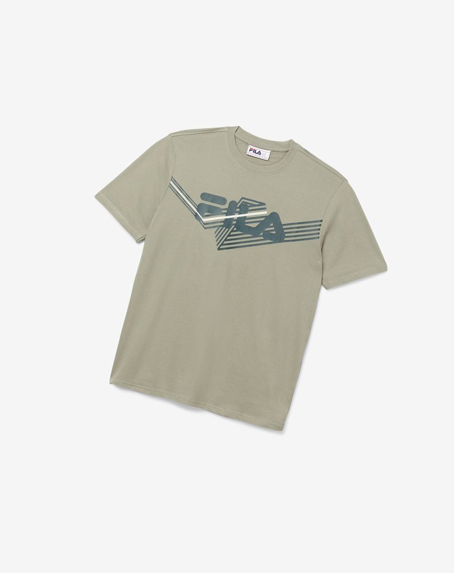 Fila Trist Tee 397 Vetiver / Urban Chic / Turtledove | CTDAV-0935