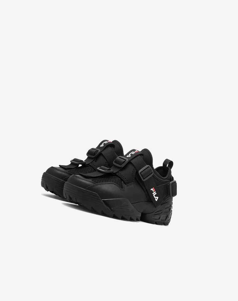 Fila Unit Le Sneakers Czarne Czarne Białe | BUXDI-5637