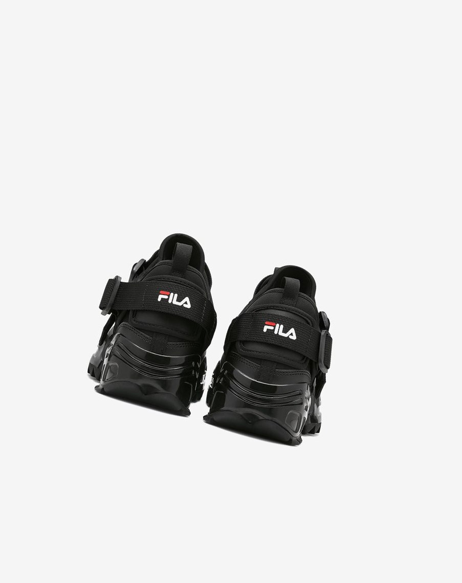 Fila Unit Le Sneakers Czarne Czarne Białe | BUXDI-5637