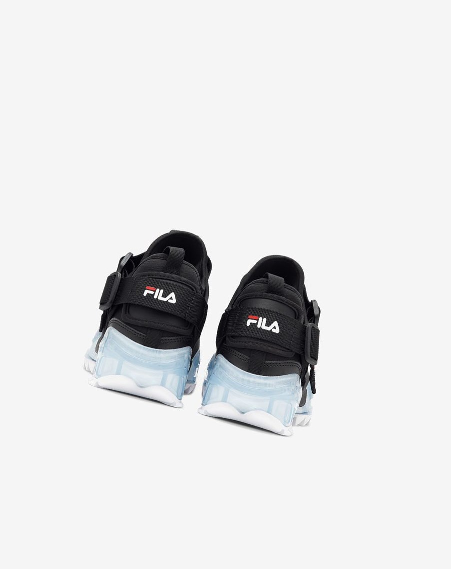 Fila Unit Le Sneakers Czarne Czerwone Białe | QPGKW-8612